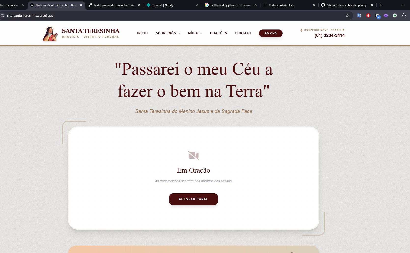 Site da paroquia